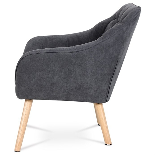 Dvoumístná pohovka, šedá, látka, AK-322 GREY2