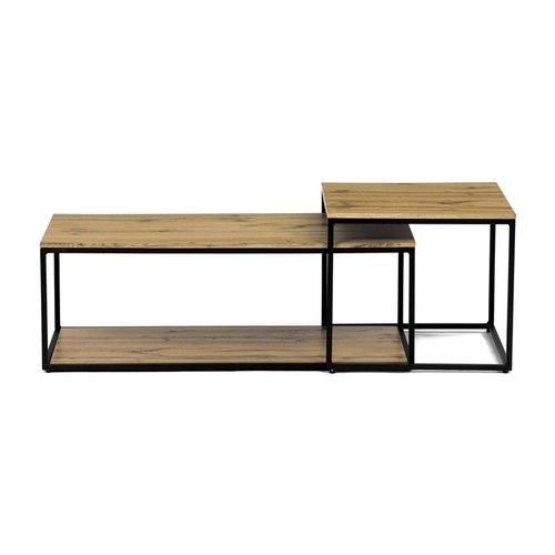 Konferenční stolek 100x50x35cm, mdf, divoký dub, CT-X7123 OAK