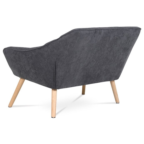 Dvoumístná pohovka, šedá, látka, AK-322 GREY2