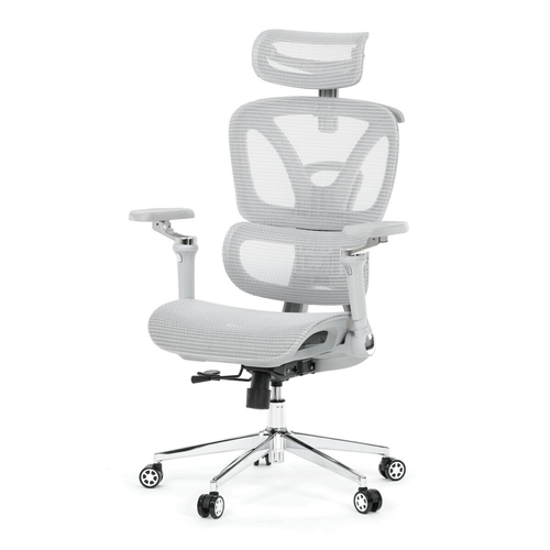Kancelářská židle, synchronní mechanismus, šedá síťovina, KA-B2361 GREY