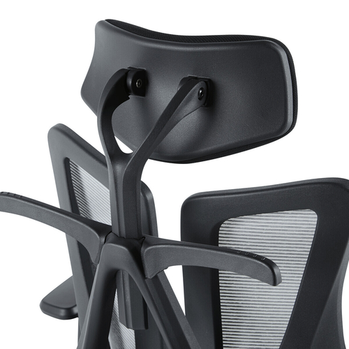 Kancelářská židle, synchronní mechanismus, šedá síťovina, KA-H3245 GREY