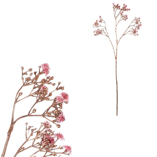 Gypsophila - s pozlacením, růžová kvítka