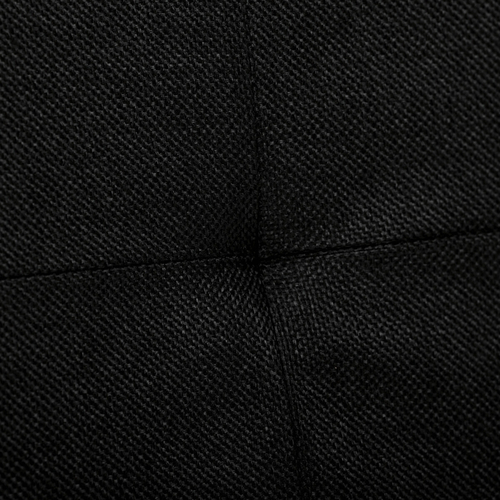 Taburet s úložným prostorem, černá, látka, TAB-462 BK2