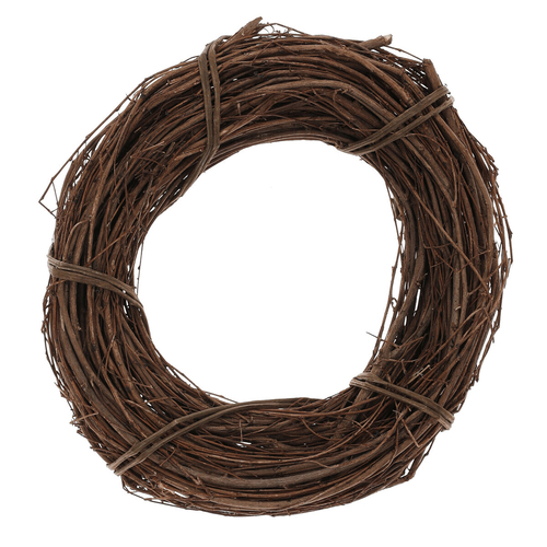 Věnec proutěný - pr. 20 cm, hnědá barva