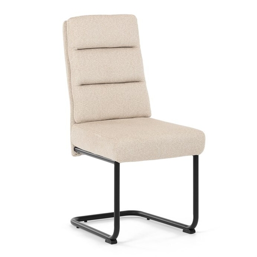 Jídelní židle, béžová, látka, DCL-P3107 CRM2