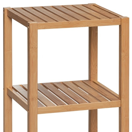 Regál, masiv, hnědá, DR-011-5