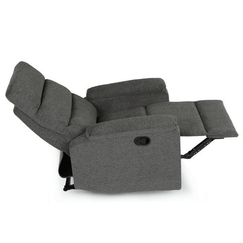 Sedací souprava, polohovací, šedá, látka, ASD-C5980 GREY2