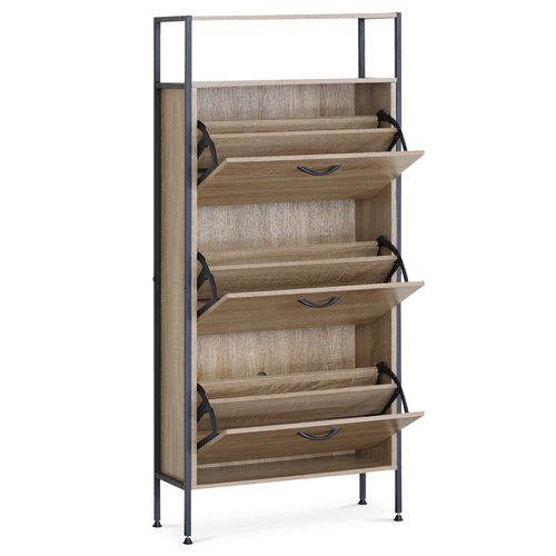 Botník, mdf, hnědá, ABO-G1009 OAK