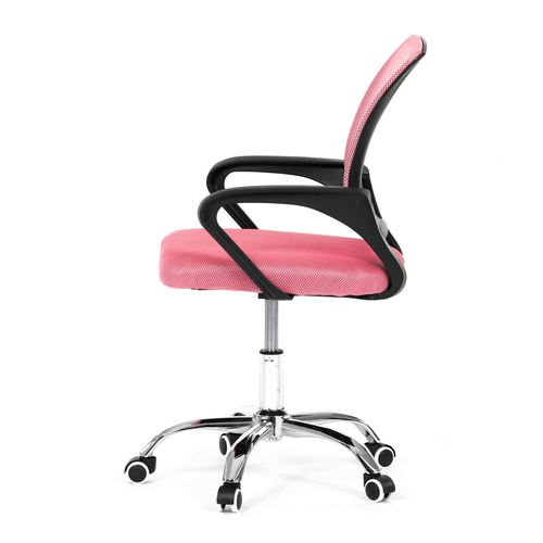 Dětská židle, houpací mechanismus, růžová síťovina, KA-L103 PINK