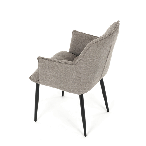 Jídelní židle, béžová, látka, DCH-J2139 LAN2