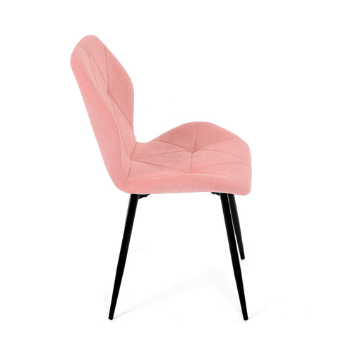 Jídelní židle, růžová, látka, CT-285 PINK2