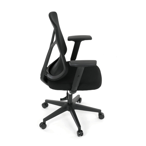Kancelářská židle, synchronní mechanismus, černá síťovina, KA-S2173 BK