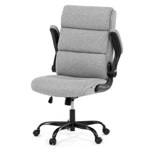 Kancelářské křeslo, houpací mechanismus, šedá látka, KA-K3104 GREY