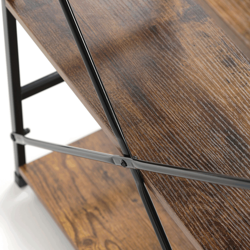 Regál, mdf, hnědá, GD-223 OLW