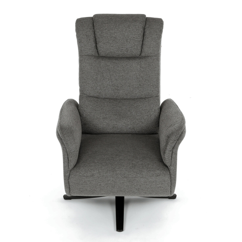 Polohovací křeslo, elektrické zabudované ovládání, funkce zero gravity, šedá, látka, TV-C5590 GREY2