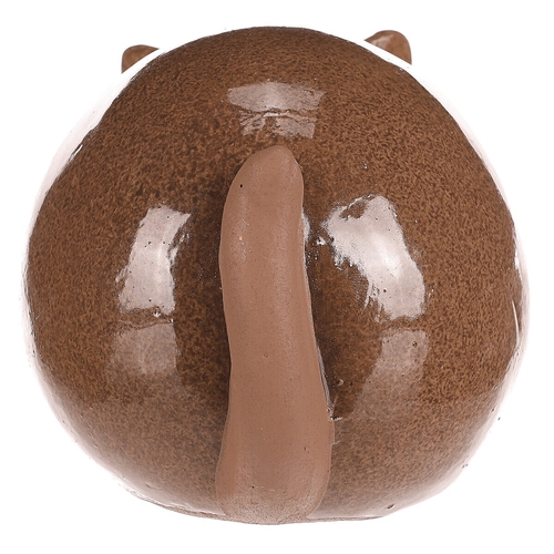 Kočka - keramická figurka, vel. S, barva hnědá