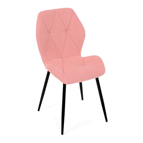 Jídelní židle, růžová, látka, CT-285 PINK2