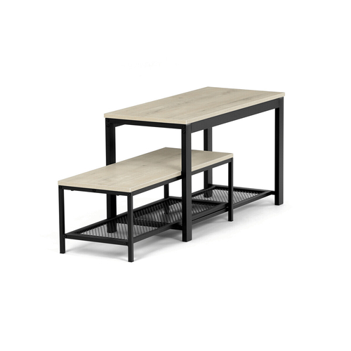 Botník, mdf, přírodní, ABO-W2124 SON