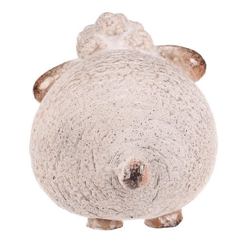 Ovečka - keramická figurka, vel. M, barva krémová