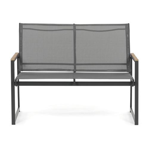 Zahradní sestava, síťovina, šedá, AZS-S1212 GREY