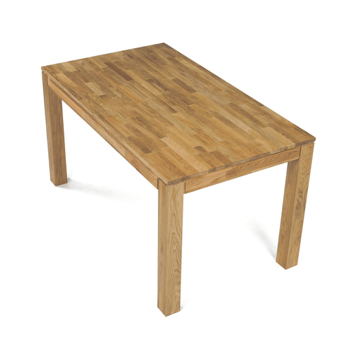 Jídelní set s 4 židlemi Deneb, černá, 140x80x75cm, masiv, dub, ASE-1040 BK2