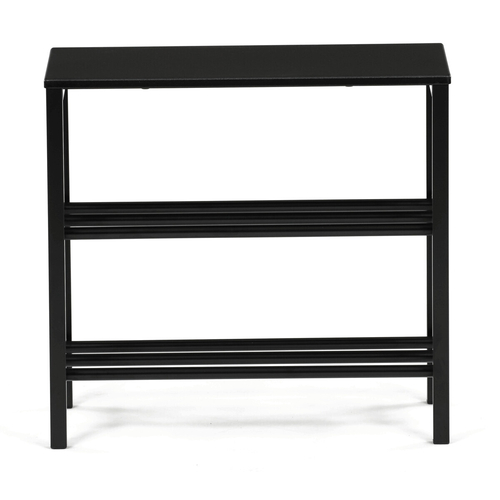 Botník, kov, černá, 83168-42 BK