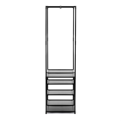 Stojan na šaty, kov, černá, GD-172 BK