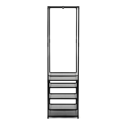 Stojan na šaty, kov, černá, GD-172 BK