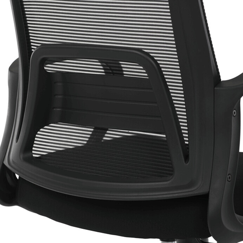 Kancelářská židle, houpací mechanismus, černá síťovina, KA-S3015 BK