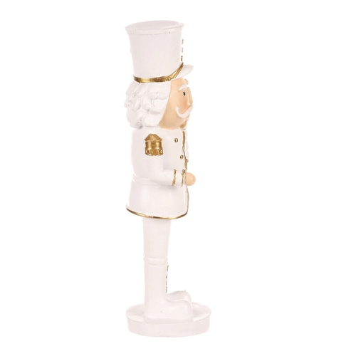 Voják v uniformě - polyresin, vel. S, bílo-zlatý