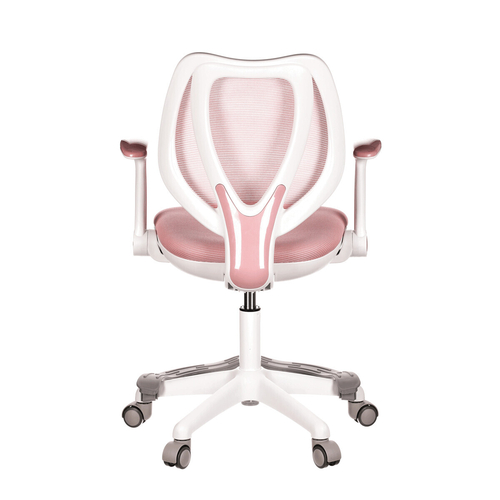 Dětská židle, výškově nastavitelná, růžová síťovina, KA-C806 PINK