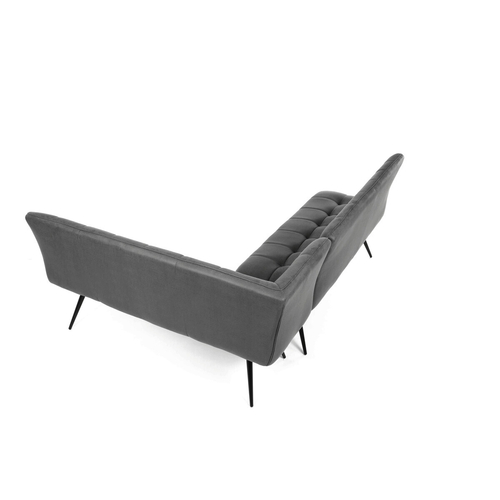 Jídelní lavice, šedá, látka vintage, DCL-D1950 GREY3