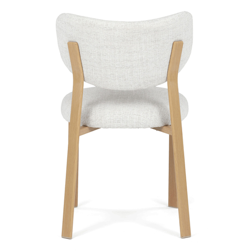 Jídelní židle, hnědá, látka, HC-L3125 OAK
