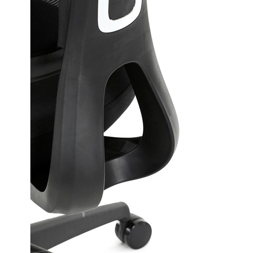 Kancelářská židle, synchronní mechanismus, černá síťovina, KA-Y358 BK