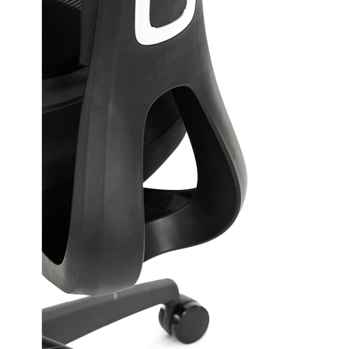 Kancelářská židle, synchronní mechanismus, černá síťovina, KA-Y358 BK
