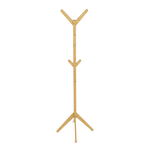 Stojanový věšák, bambus, přírodní, DR-B017 NAT