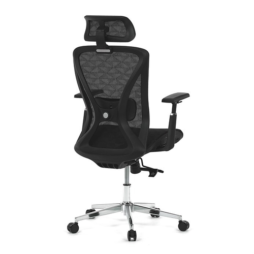 Kancelářská židle, synchronní mechanismus, černá síťovina, KA-S258 BK