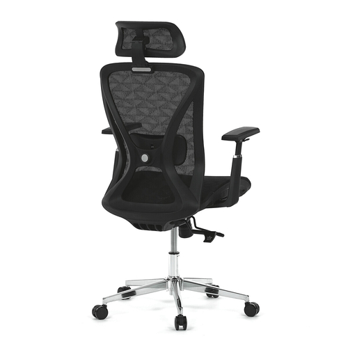 Kancelářská židle, synchronní mechanismus, černá síťovina, KA-S258 BK
