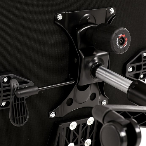 Kancelářská židle, houpací mechanismus, černá síťovina, KA-B1025 BK