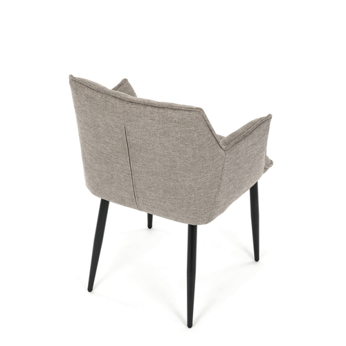 Jídelní židle, béžová, látka, DCH-J2139 LAN2
