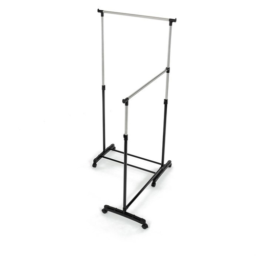 Stojan na šaty, plast, černá, GD-174 BK