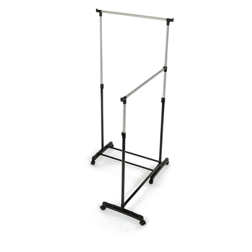 Stojan na šaty, plast, černá, GD-174 BK