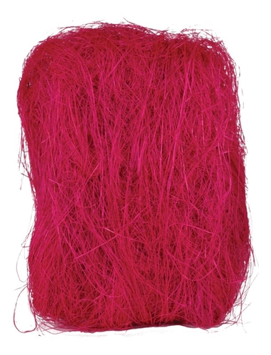 Sisálové vlákno tmavě růžové 50 g baleno v polybagu