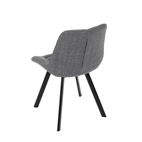 Jídelní židle, šedá, látka, HC-465 GREY2