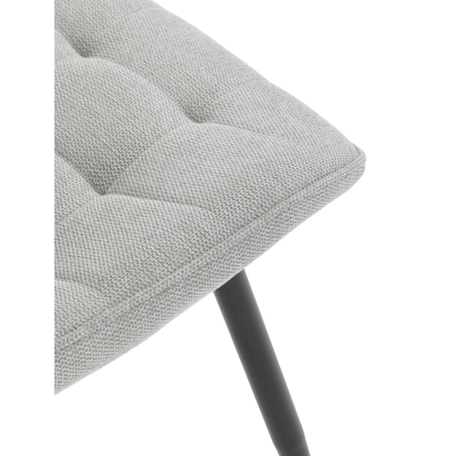 Jídelní židle, šedá, látka, HC-462 SIL2