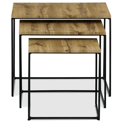 Konferenční stolek 60x60x51cm, mdf, divoký dub, AF-3008 OAK
