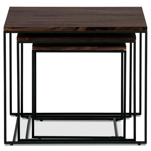 Konferenční stolek 60x60x51cm, mdf, ořech, AF-3008 WAL