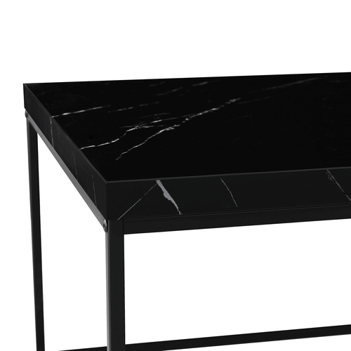 Konferenční stolek 110x60x45cm, mdf, mramor, CT-V2011 BK