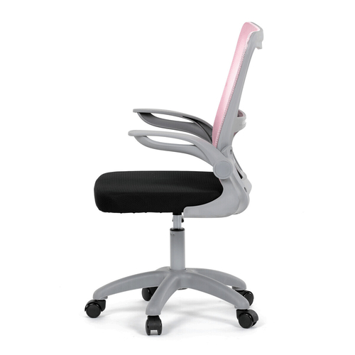 Dětská židle, výškově nastavitelná, růžová síťovina, KA-K2008 PINK