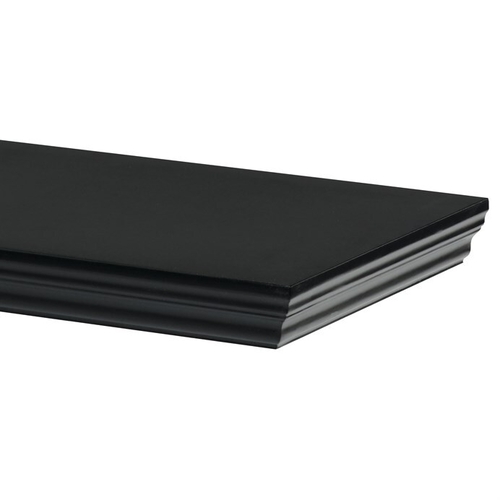 Polička, mdf, černá, P-026 BK